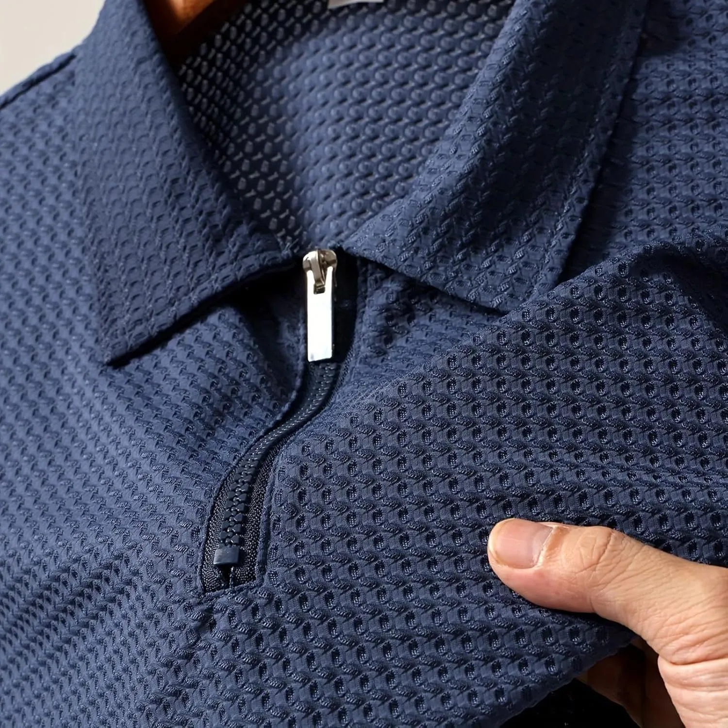 Men Polo Shirts Short Sleeve,Collared Dress Shirt Slim Fit Formal Breathable Trendy Lightweight for Workout Casual Golf Shirt