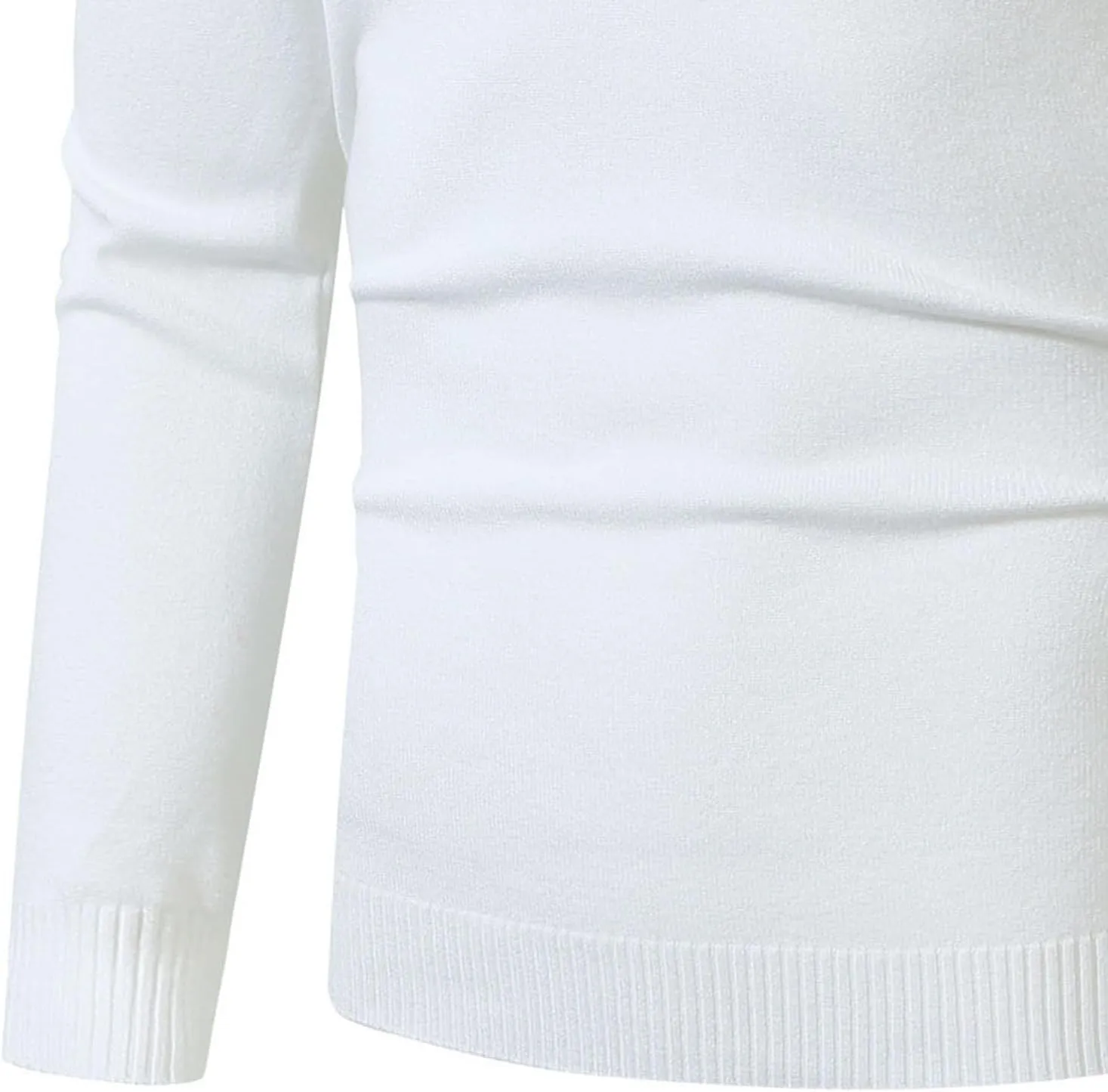 Men V Neck Sweaters Shirt Slim Knitted Long Sleeve Solid Undershirt Tops Trendy Lightweight Casual Pullover Knitwear