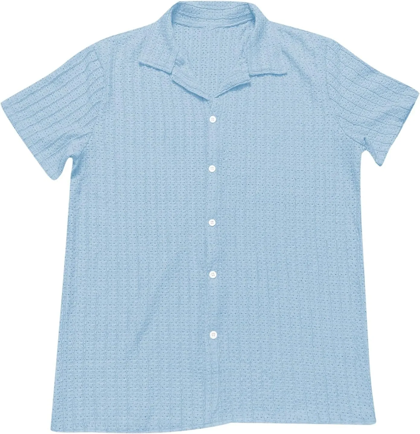 Mens Button Down Shirt Cotton Short Sleeve Casual Summer Beach Gym Workout Oversized Tshirts Stylish Collared T-Shirts