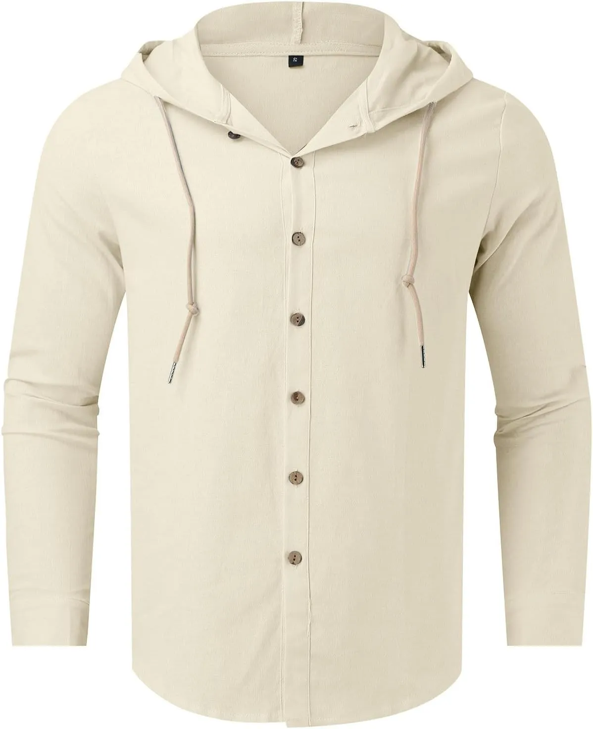 Men's Casual Button Cardigan Long Sleeve Stylish Hoodies Button Down Shirt Henley Shirt Breathable Sweatshirt
