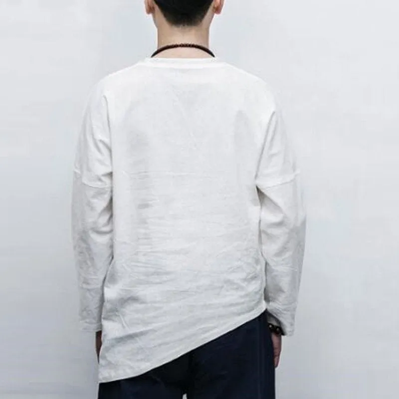 Men's Casual Cotton Linen Shirt | Plus Size
