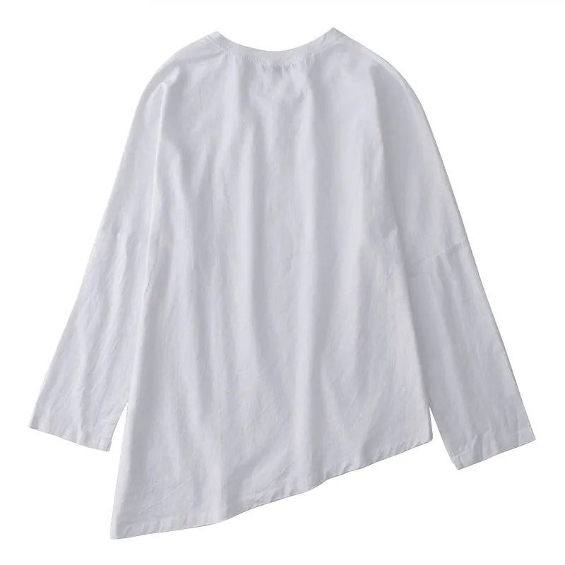 Men's Casual Cotton Linen Shirt | Plus Size