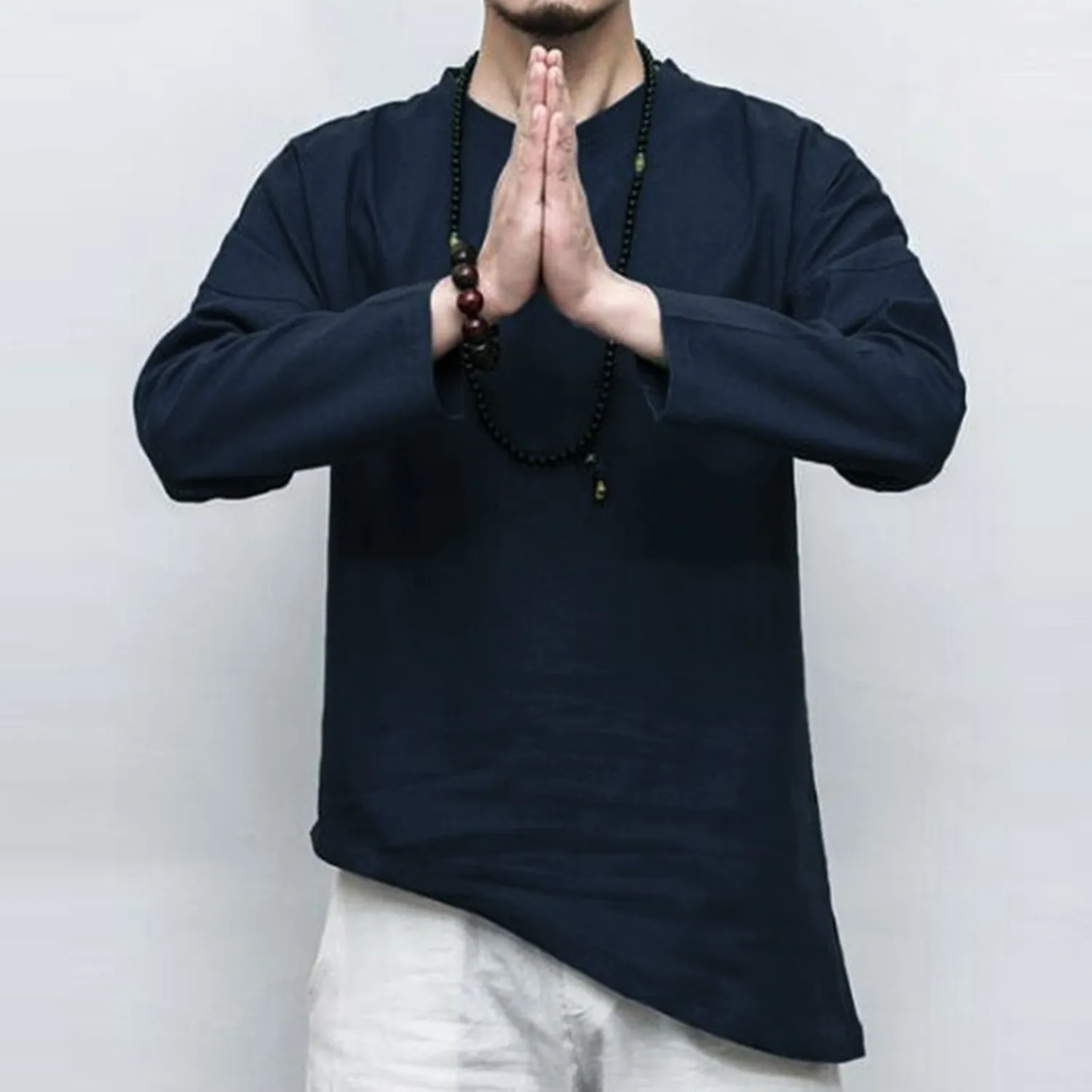 Men's Casual Cotton Linen Shirt | Plus Size