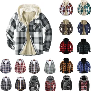 Men's Outerwear Jackets & Coats Fleece Hoodie Men Mens Fleece Lined Jacket Gift Ideas, for Men Who Have Everything Man Gifts for Christmas Dads christmas of gifts Men christmas of gifts