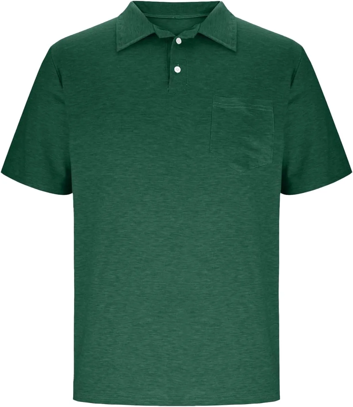 Mens Pique Polo Shirts Quick Dry Short Sleeve Golf T Shirt Summer Casual Thin Moisture Wicking Workout Athletic Tops