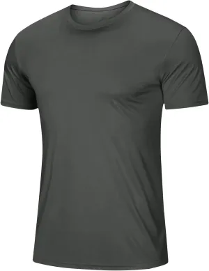 Men's Quick Dry T-Shirt Short Sleeve Moisture Wicking Athletic Running Gym Workout Performance Tee Tops