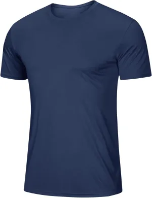 Men's Quick Dry T-Shirt Short Sleeve Moisture Wicking Athletic Running Gym Workout Performance Tee Tops