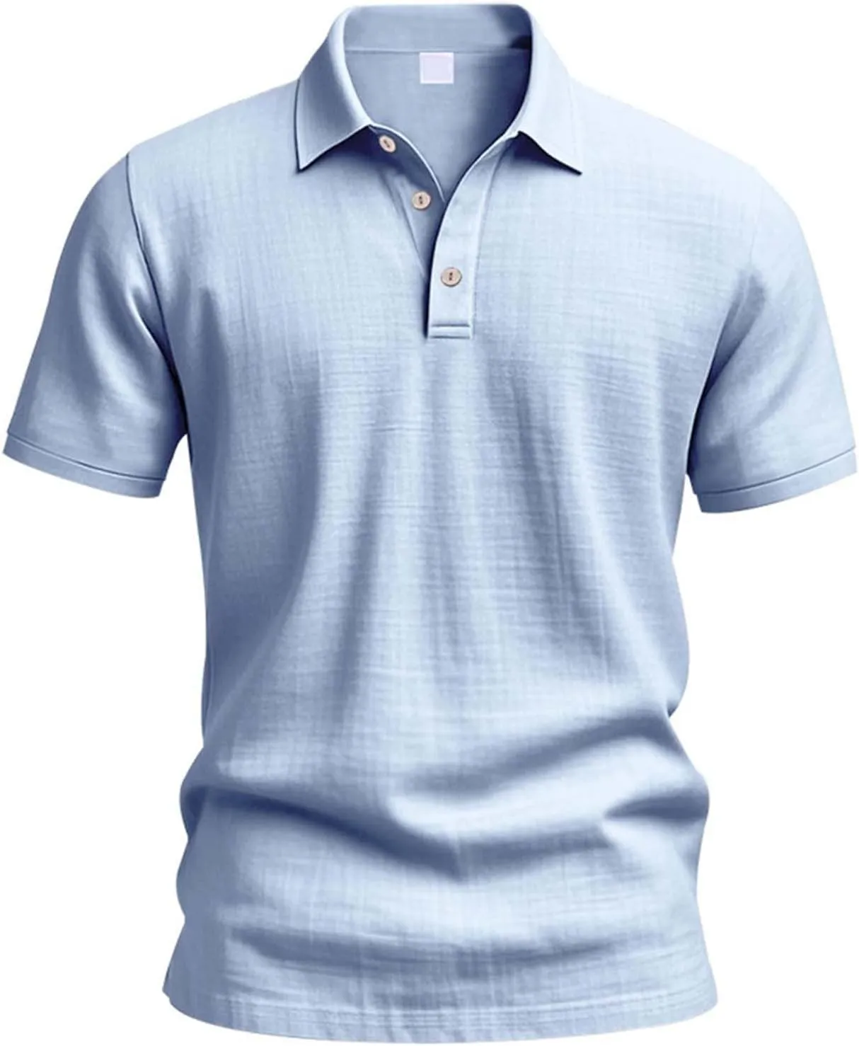 Mens Shirts Casual Stylish Cotton Linen Short Sleeve Summer Beach T Shirt Big and Tall Fashion Dry Fit Button Down Tshirts