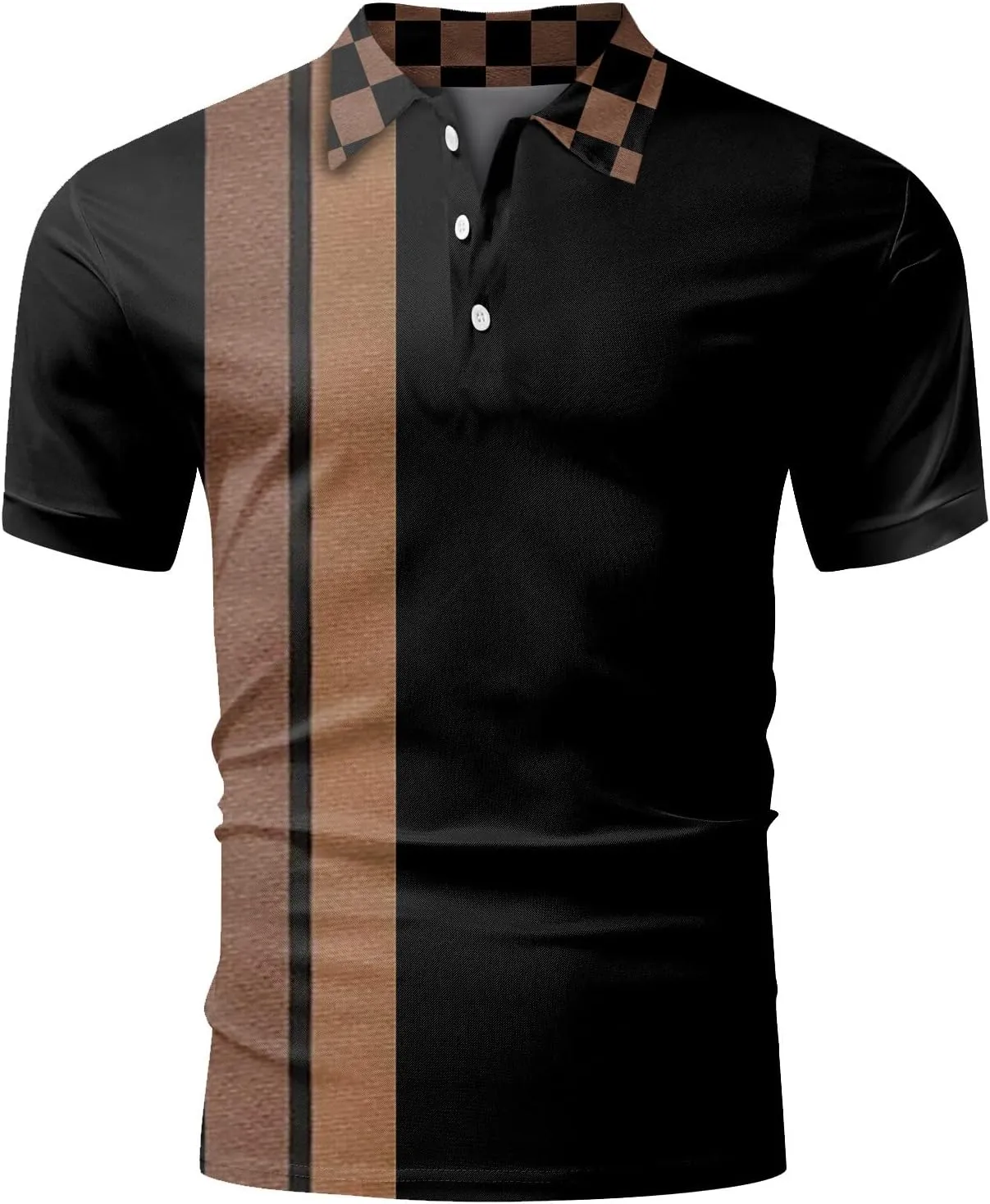 Men's Shirts Short Sleeve O Neck Printed Lightweight Regular Fit Workout Tees True Comfort Fashion Tops