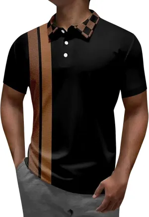 Men's Shirts Short Sleeve O Neck Printed Lightweight Regular Fit Workout Tees True Comfort Fashion Tops