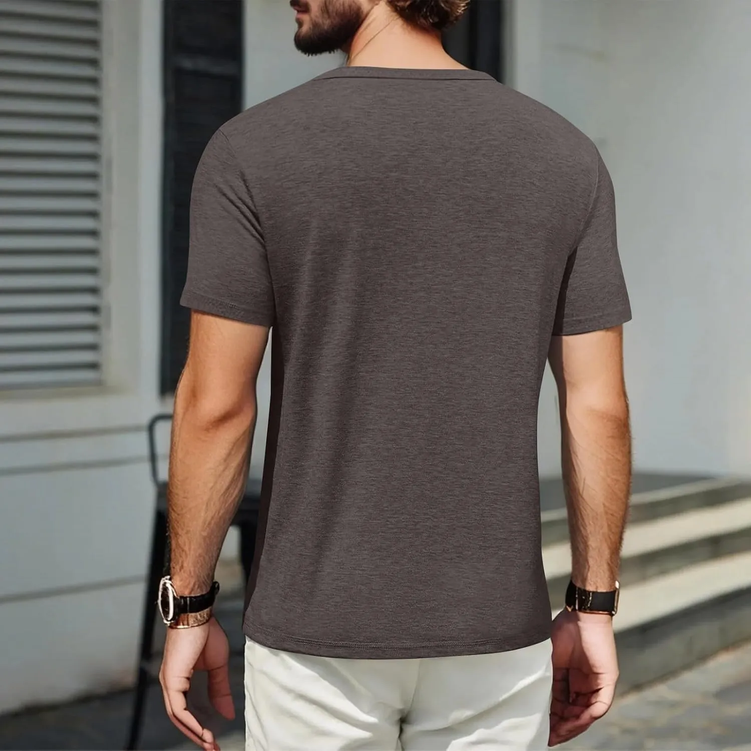 Men's T Shirts Short Sleeve Soft Crew Neck Lightweight Tee Shirts Casual Summer Basic Tops Men's Oversized Shirt