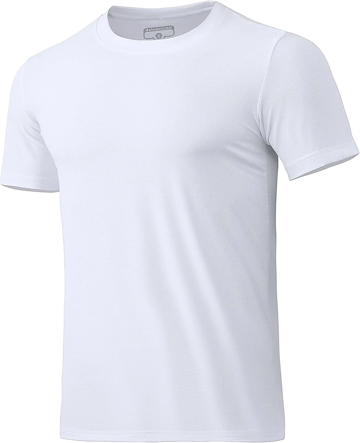 Men's T-Shirts Soft Lightweight Short Sleeve Tee, Crew Neck Moisture Wicking Shirt for Casual Running Workout Swim