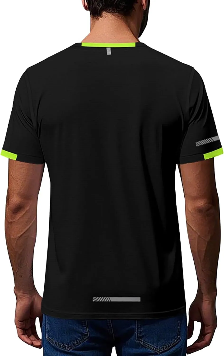 Men's T-Shirts Summer Short Sleeve Slim Fit Crew Neck Fitted Everyday Tshirt Basic Tees Moisture Wicking T Shirt Daily