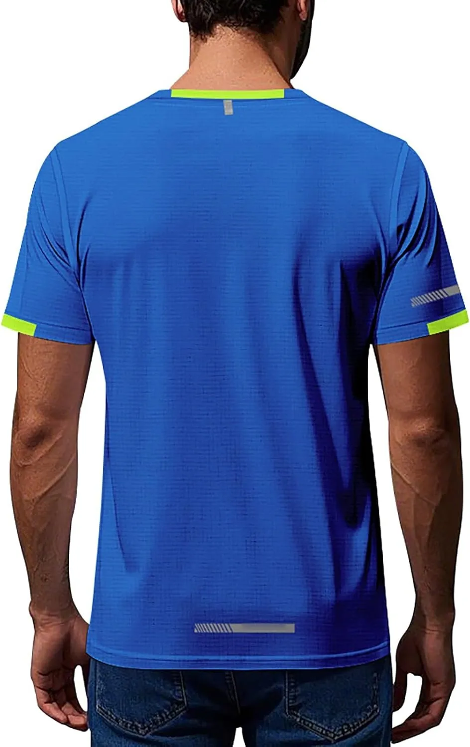 Men's T-Shirts Summer Short Sleeve Slim Fit Crew Neck Fitted Everyday Tshirt Basic Tees Moisture Wicking T Shirt Daily
