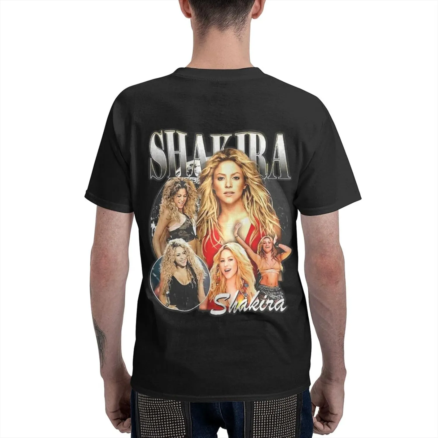 Men's T-Shirts Youth & Adult Short Sleeve Double-Sided Printing Classic Tee
