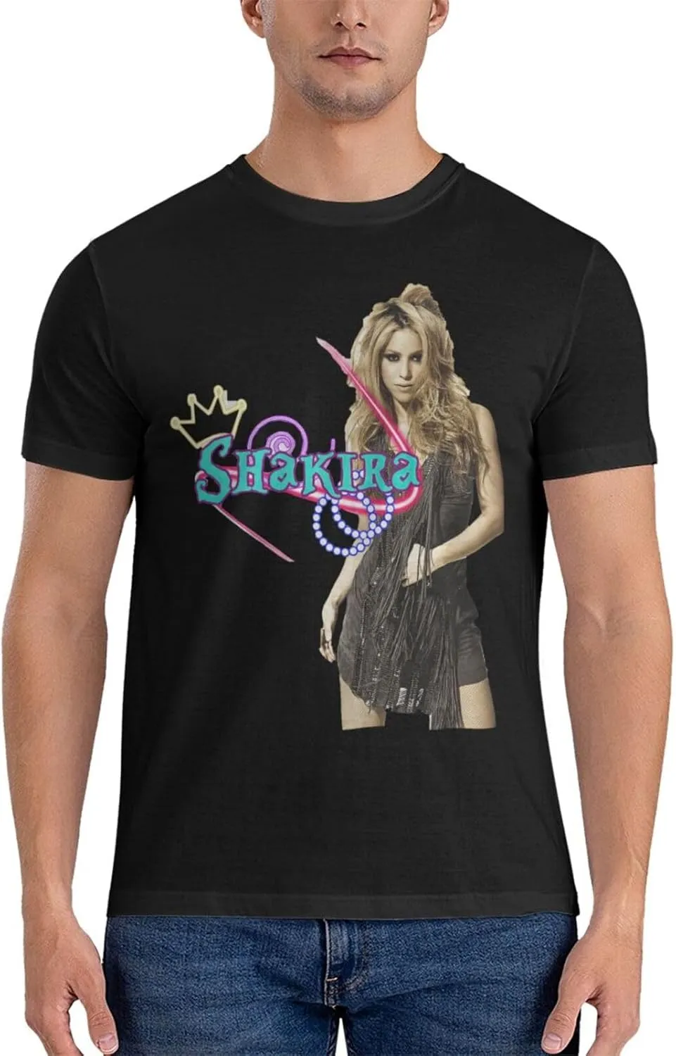 Men's T-Shirts Youth & Adult Short Sleeve Double-Sided Printing Classic Tee
