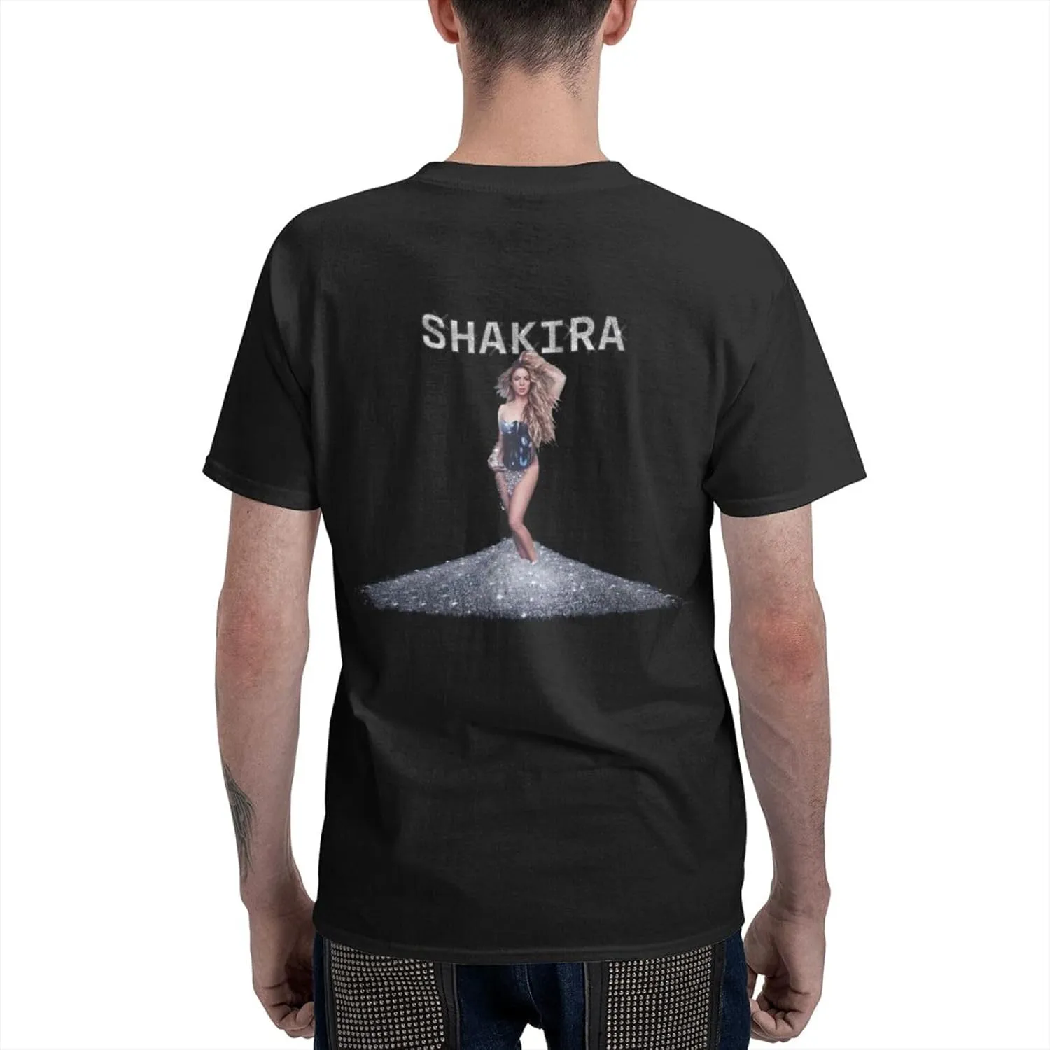 Men's T-Shirts Youth & Adult Short Sleeve Double-Sided Printing Classic Tee
