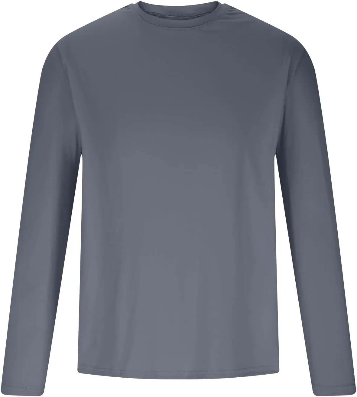 Mens UPF 50  Uv Sun Protection Shirts Long Sleeve Outdoor SPF Rash Guard T-Shirt Cool Quick Dry Athletic Workout Top