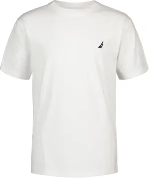 Nautica Boys' Short Sleeve Solid Crew Neck T-Shirt, Soft, Comfortable, Relaxed Fit