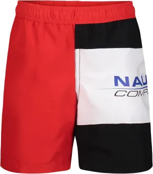 Nautica Boys' Swim Trunk with UPF 50  Sun Protection