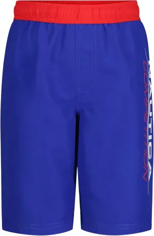 Nautica Boys' Swim Trunk with UPF 50  Sun Protection