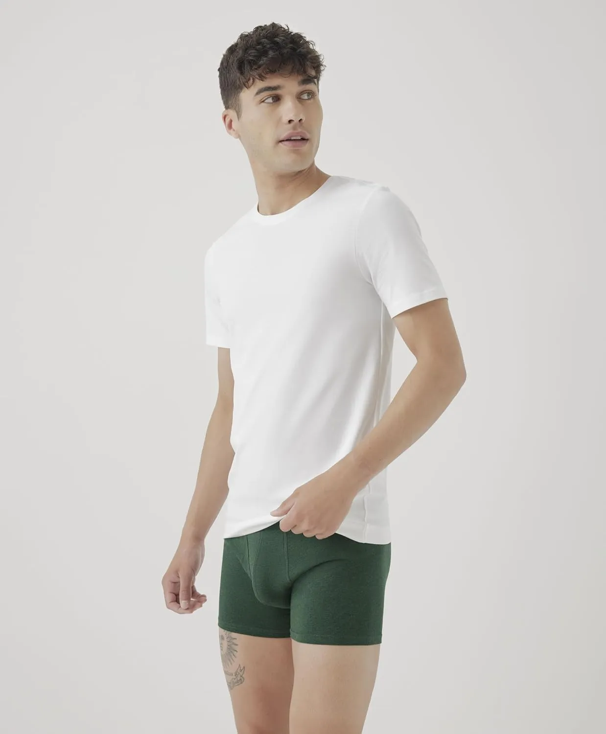 Pact Men's Organic Cotton Crew Undershirt 2-Pack