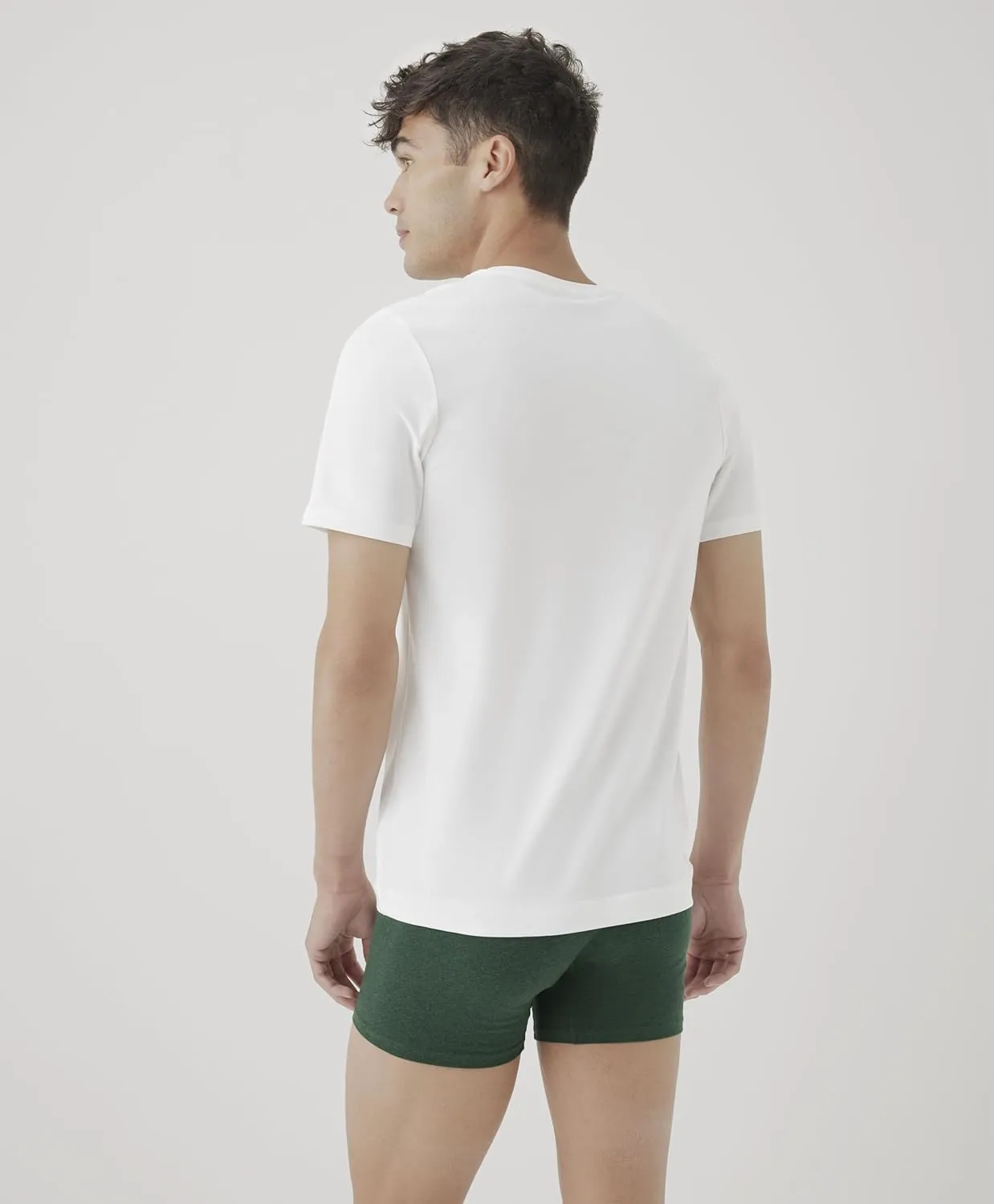 Pact Men's Organic Cotton Crew Undershirt 2-Pack