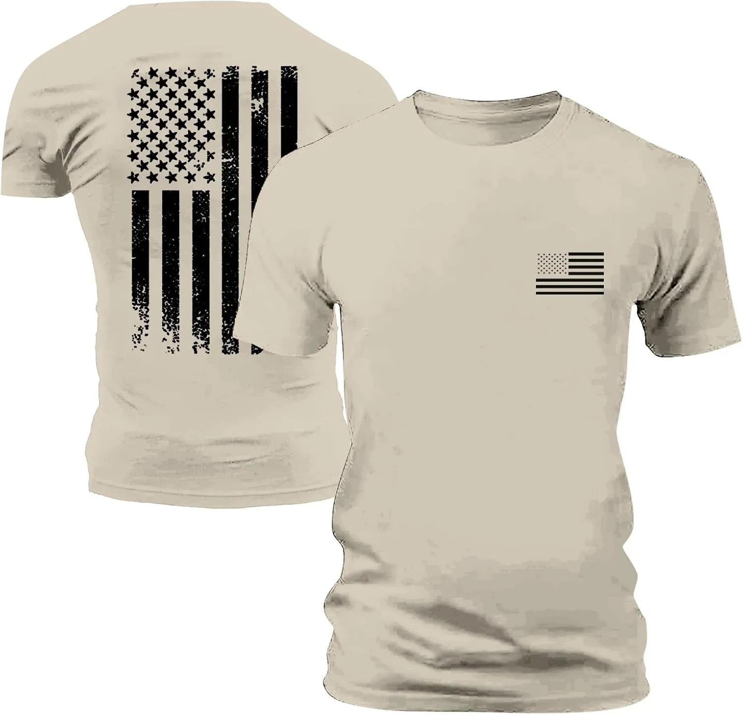 Patriotic Shirts for Mens American Flag July 4Th Independence Day Graphic Golf Short Sleeve Tops Funny Summer T-Shirts