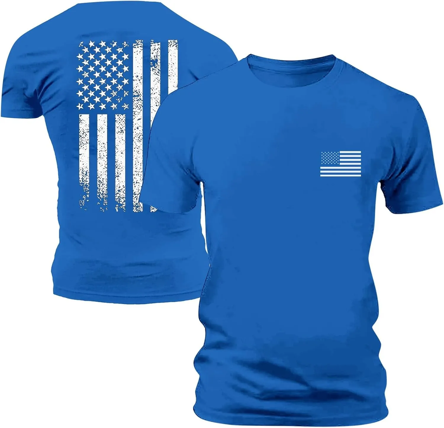 Patriotic Shirts for Mens American Flag July 4Th Independence Day Graphic Golf Short Sleeve Tops Funny Summer T-Shirts