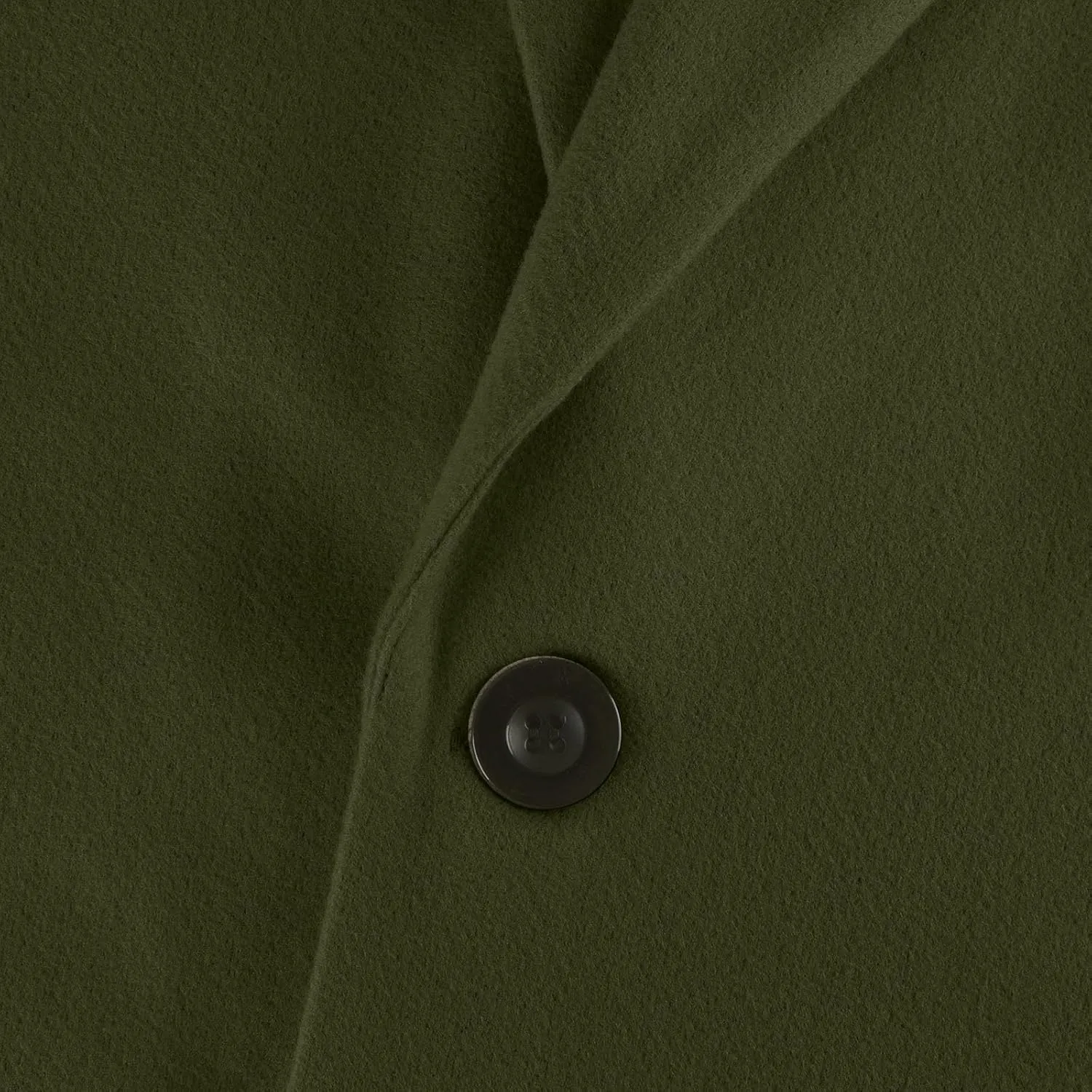 Pea Coats for Women Trendy Lapel Button 3/4 Sleeve Coats Winter Double Breasted Wool Coats with Pockets