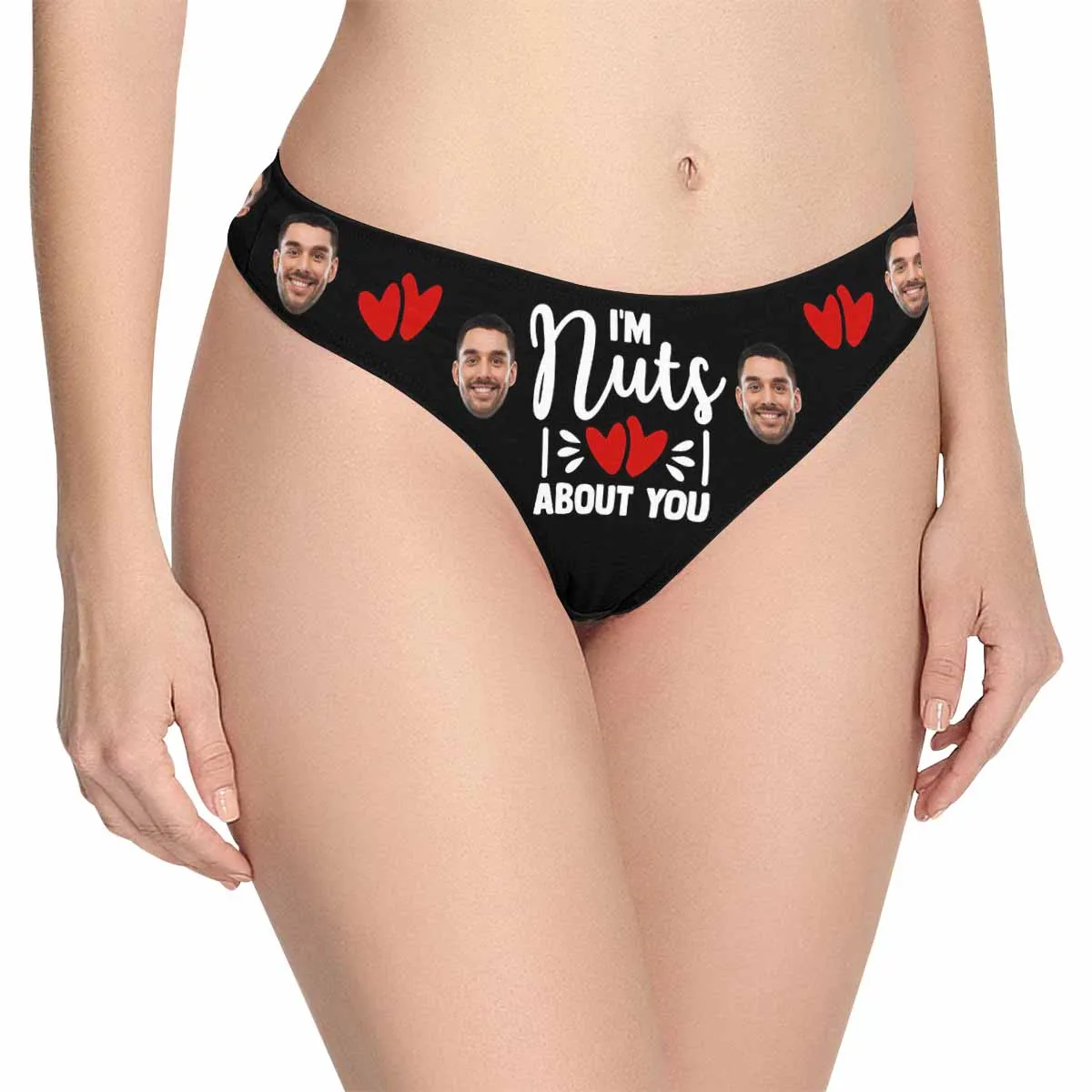 Personalized Women's Panties Custom Face About You Women's Thong Custom Underwear