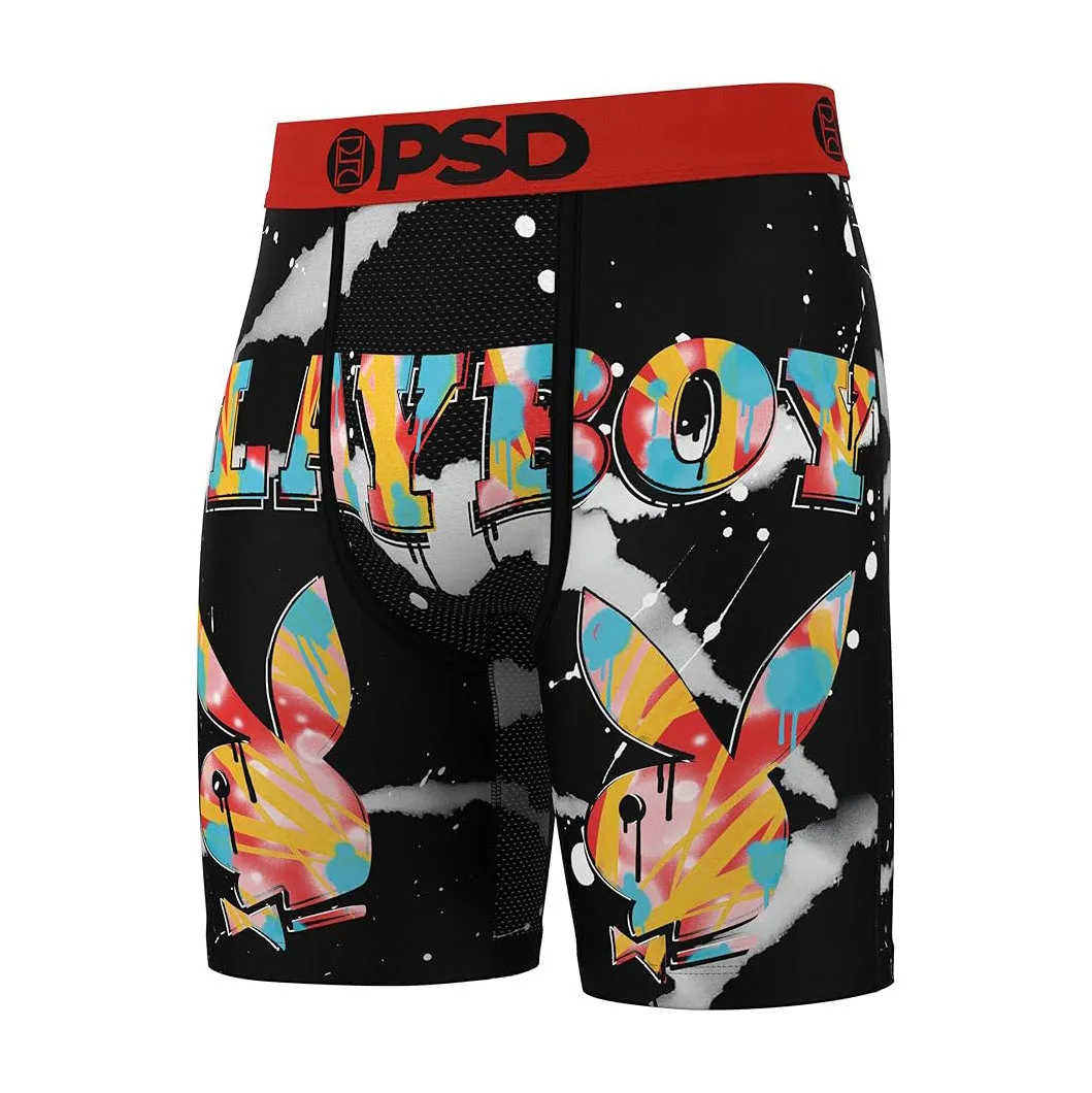 PSD Men's Multicolor Playboy Graff Fill Boxer Briefs Medium Underwear - 324180002-MUL-M
