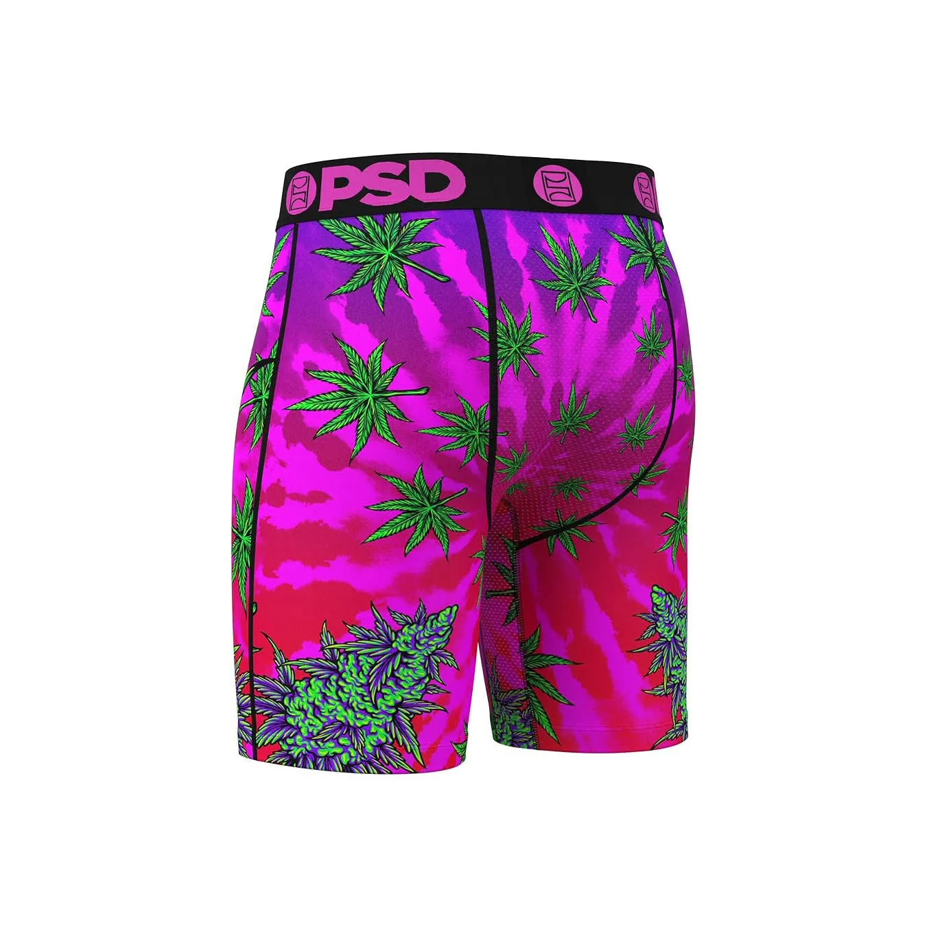 PSD Men's Multicolor Recreational Print Boxer Briefs Extra Large Underwear - 424180091-MUL-XL