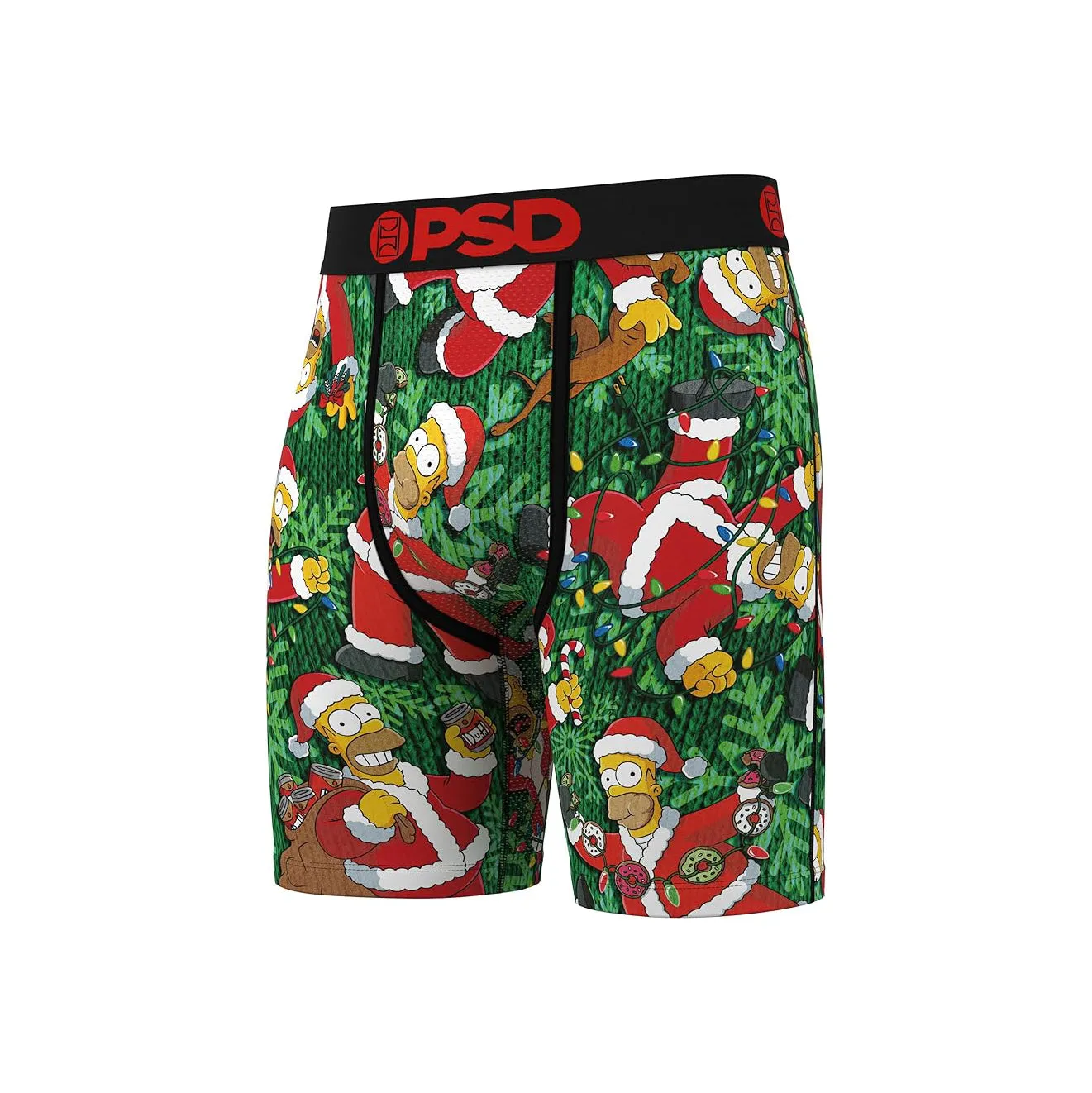 PSD Men's Multicolor Simpsons Boxer Briefs Small Underwear (Knit) - 424180021-MUL-S