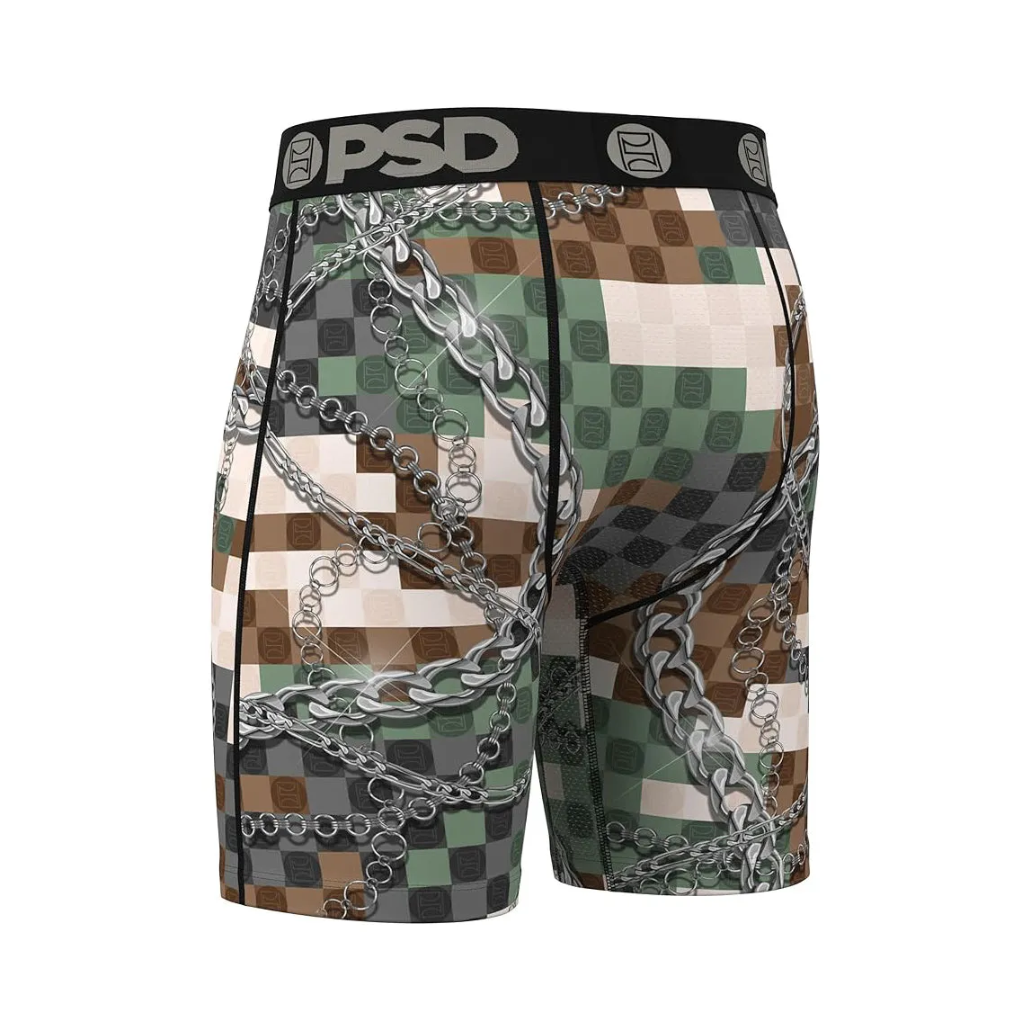PSD Men's Multicolor Surreal Fly Boxer Briefs Extra Large Underwear - 324180075-MUL-XL