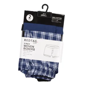 REDTAG Assorted Navy Boxer Shorts for Men