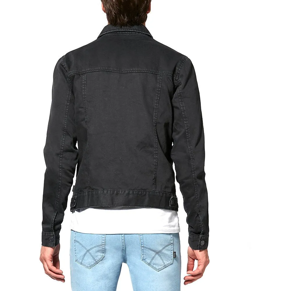 Riders Guys Drill Jacket Rigid Black