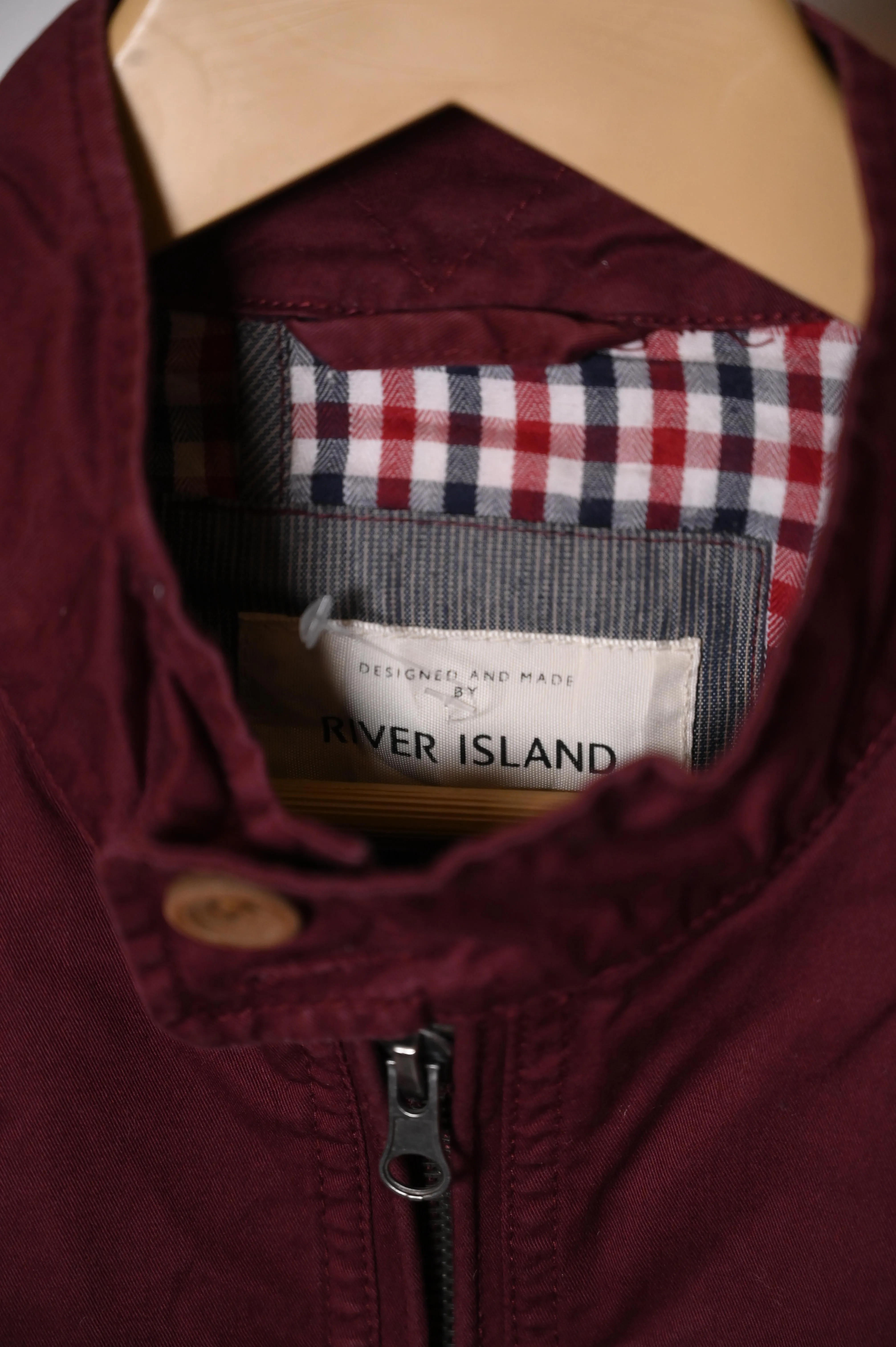 River Island Maroon Medium Jacket