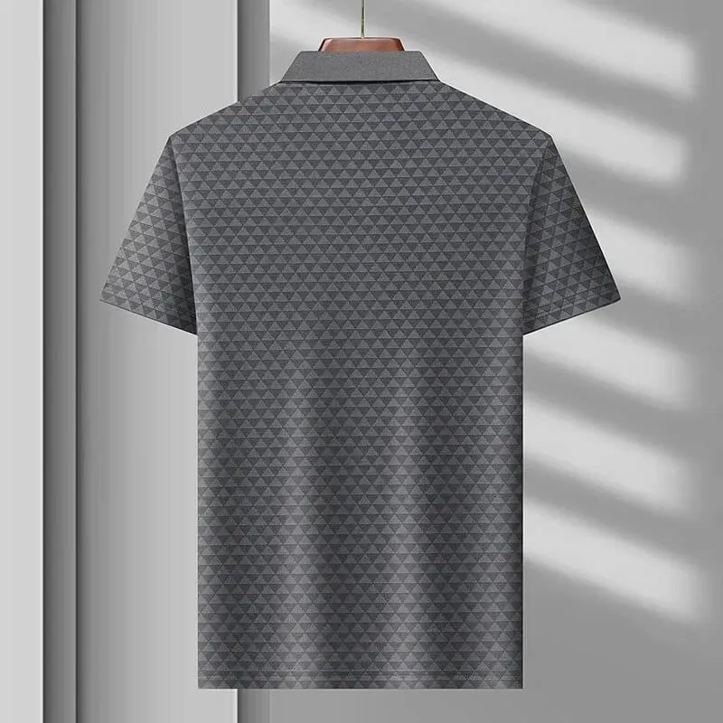 Robinson Jacquard Triangle Polo