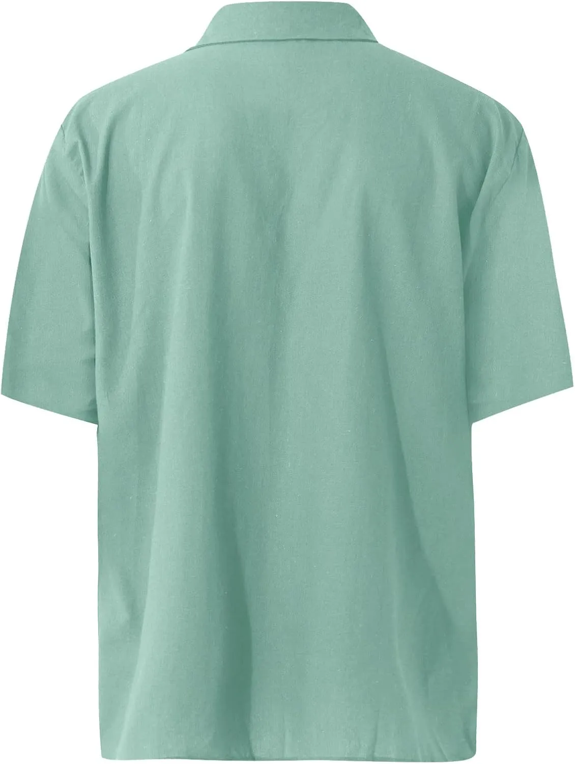 RTRDE Men's Shirts Casual Lapel Beach Holiday Wear Fashion Shirt Hawaiian Short-Sleeved