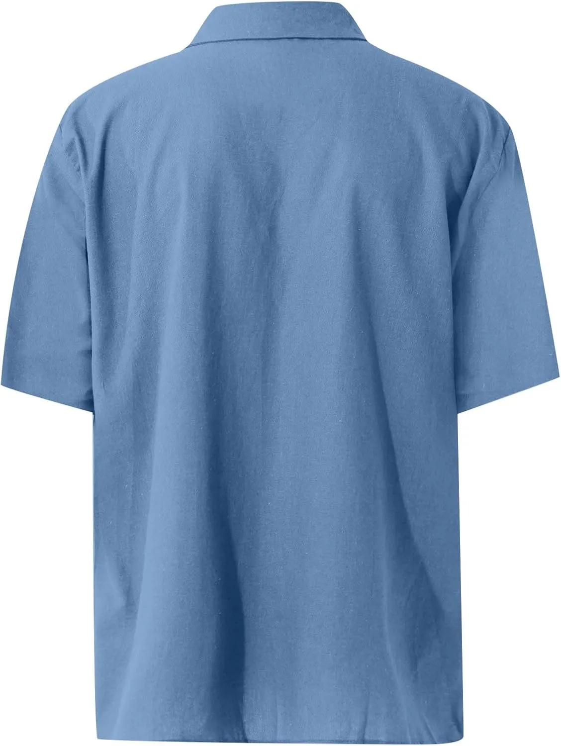 RTRDE Men's Shirts Casual Lapel Beach Holiday Wear Fashion Shirt Hawaiian Short-Sleeved