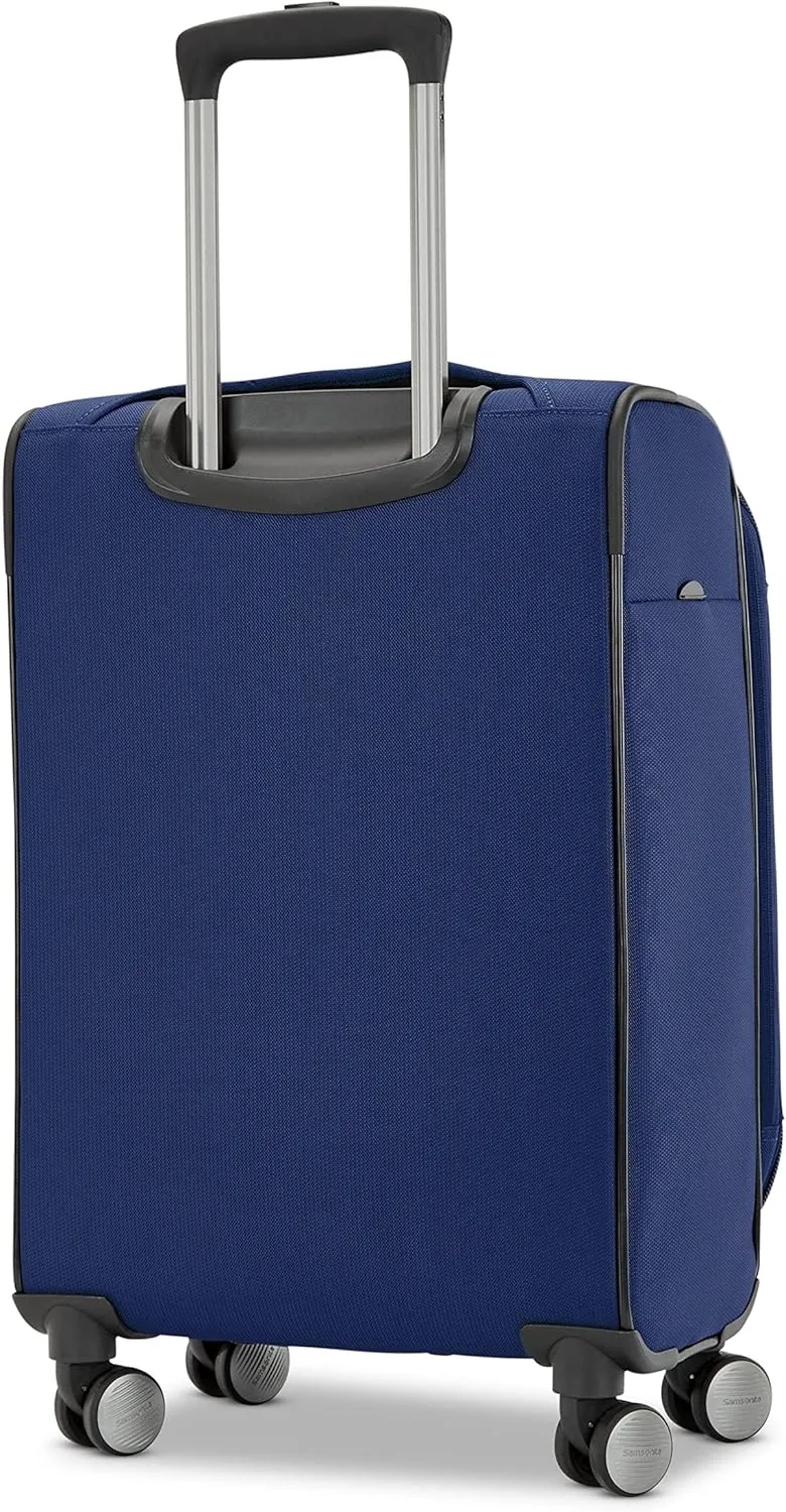 Samsonite Ascella 3.0 Softside Expandable Luggage with Spinner Wheels, 3-Piece Set (20/24/28), Sapphire Blue