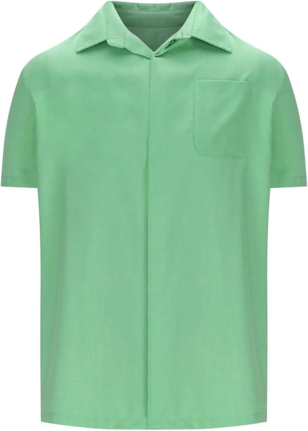 Short Sleeve Shirts for Men Button Down Wrinkle Free Casual Cozy Summer Beach T Shirts Vacation Wedding Tops Pockets