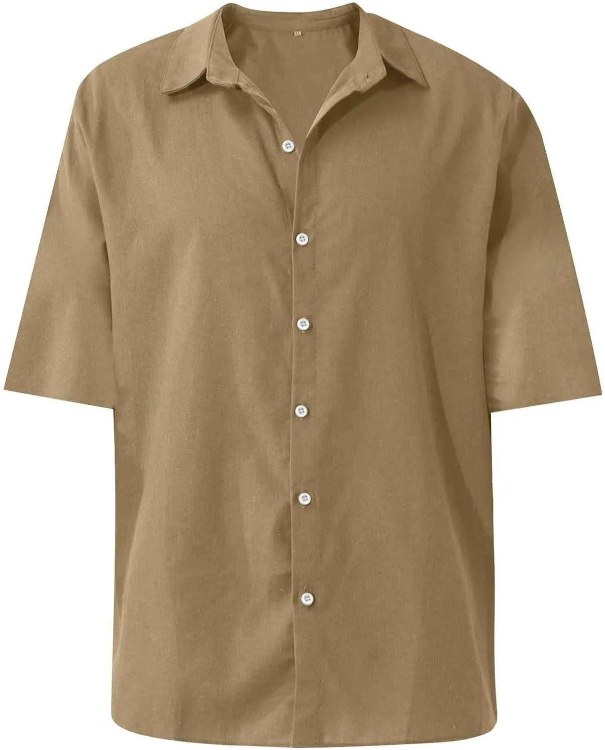 Short Sleeve Shirts for Men Hawaiian Button Down Casual Summer Western Shirts Beach Solid Tshirts Collared Neck Tops