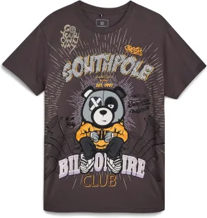 Southpole Mens Graphic T-Shirts - Stylish Cotton Blend Pullover Short Sleeve Crewneck Streetwear Graphic Tee for Men (S-XXL)
