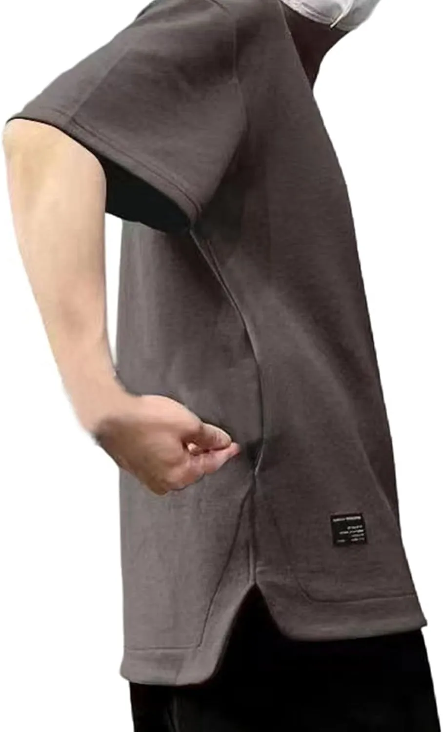 Summer Shirts for Men Solid Color Short Sleeve Crew Neck Fashion Athletic Sport Pants Fresh Trendy T-Shirts