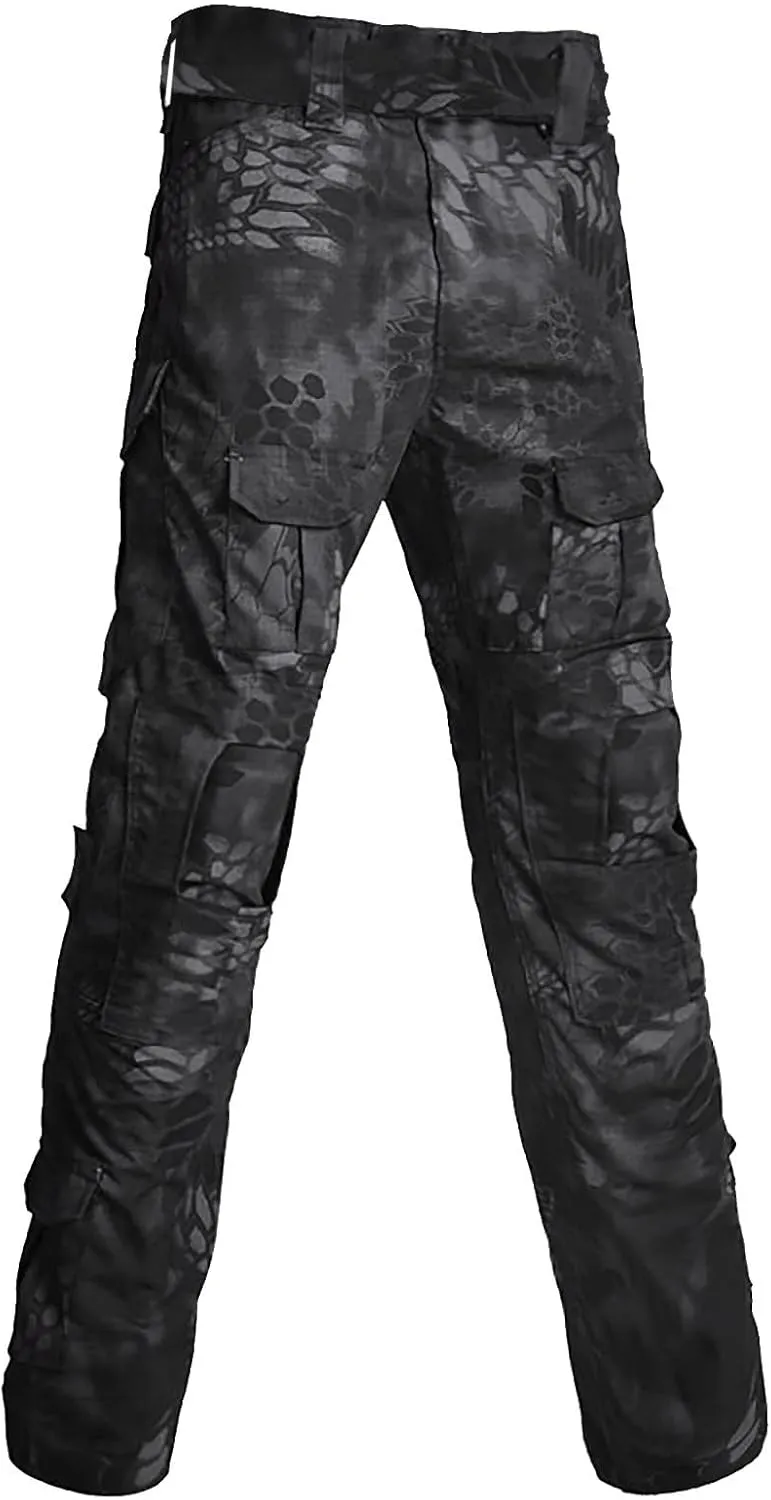 Tactical Uniform Men's Classic Hunting Combat Pants Outdoor Camo Military Army Cargo Pants Multi Pockets Work Trouser