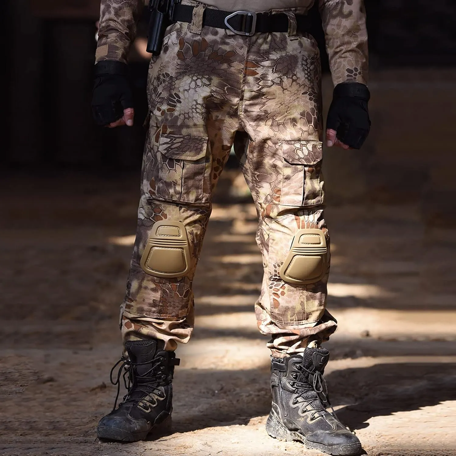 Tactical Uniform Men's Classic Hunting Combat Pants Outdoor Camo Military Army Cargo Pants Multi Pockets Work Trouser