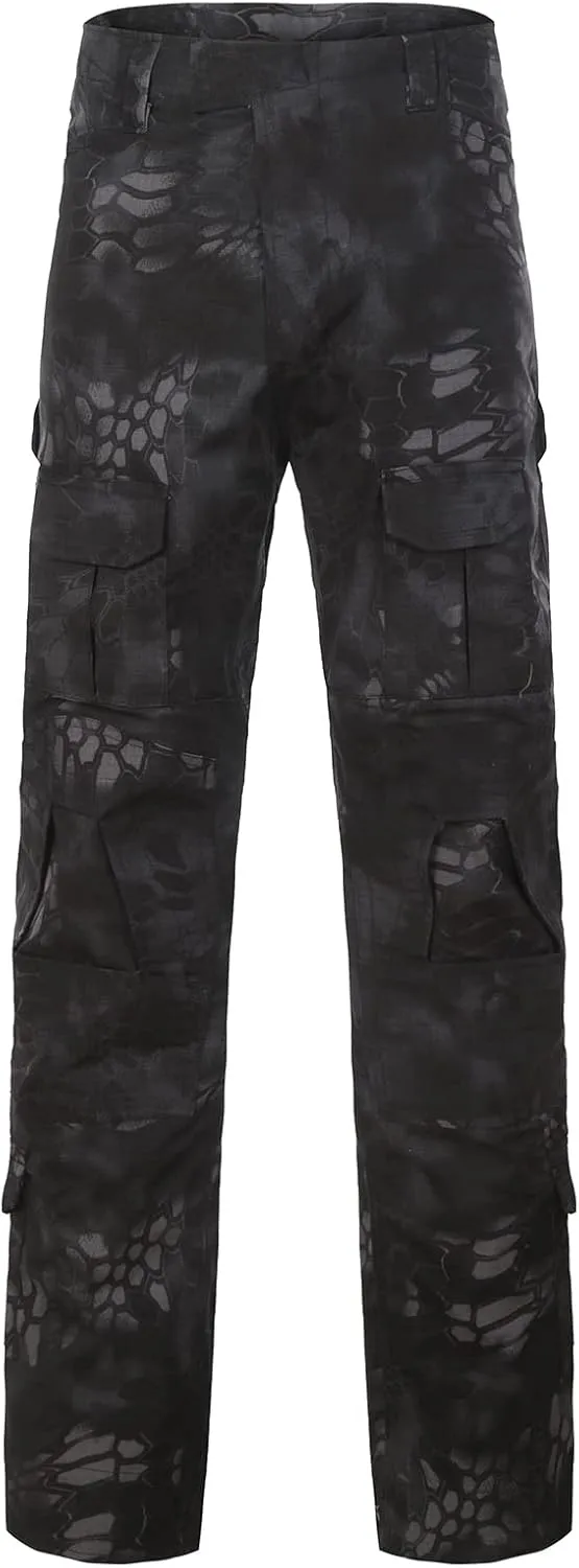 Tactical Uniform Men's Classic Hunting Combat Pants Outdoor Camo Military Army Cargo Pants Multi Pockets Work Trouser