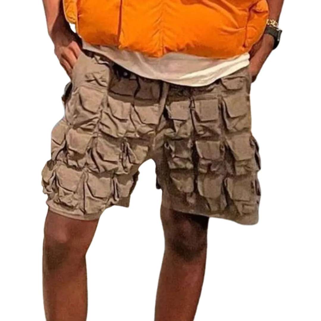 Textured Tactical Shorts